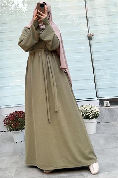 Kuğu Triko Elbise - Adaçayı