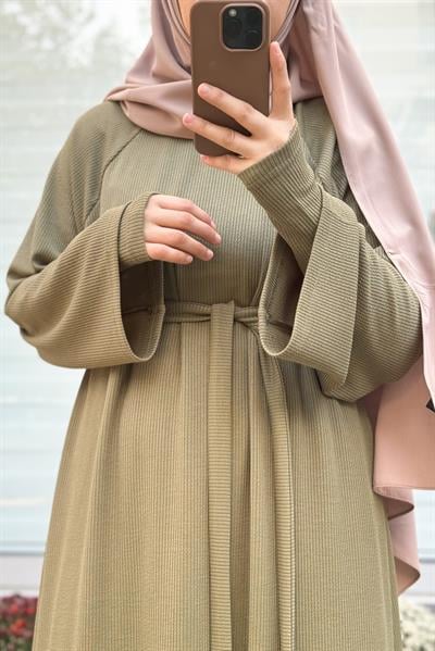 Kuğu Triko Elbise - Adaçayı