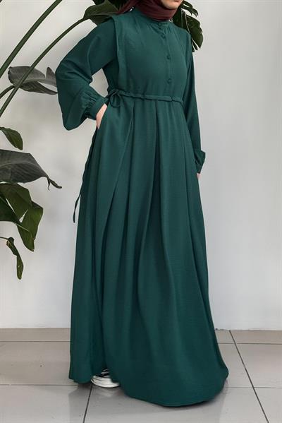 Lady Elbise - Zümrüt yeşil