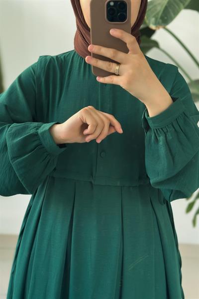 Lady Elbise - Zümrüt yeşil