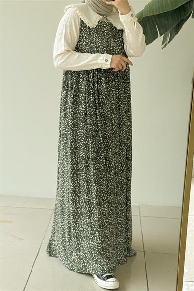 Lady Jile - Yeşil Desen