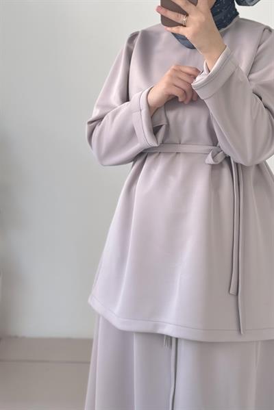 Lüks Etekli Takım - Gümüş