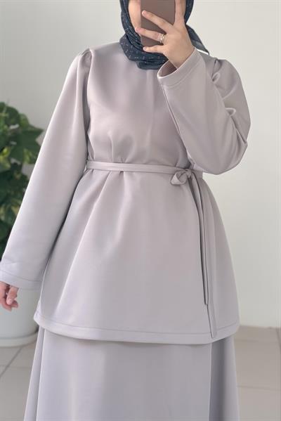 Lüks Etekli Takım - Gümüş