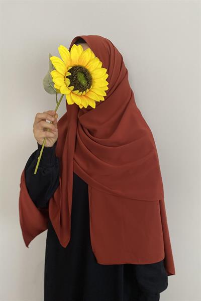 M. İpeği Şal - Kiremit