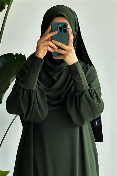 M. İpeği Şal - Zümrüt yeşil