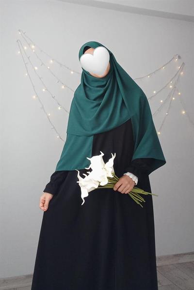 M. İpeği Şal - Çam yeşili