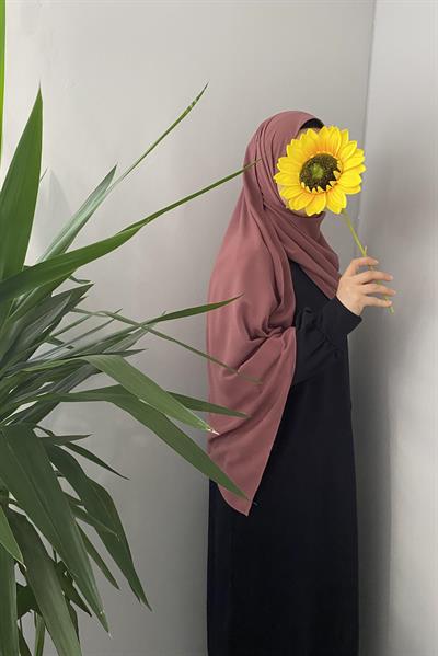 M. İpeği Şal - Gül kurusu