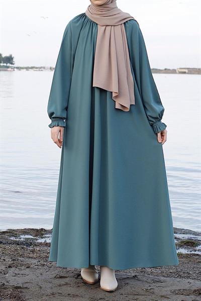 Mahinur Elbise - Mint yeşil