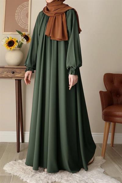 Mahinur Elbise - Zümrüt yeşil