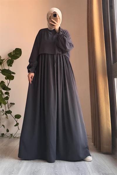 Manolya Elbise - Antrasit