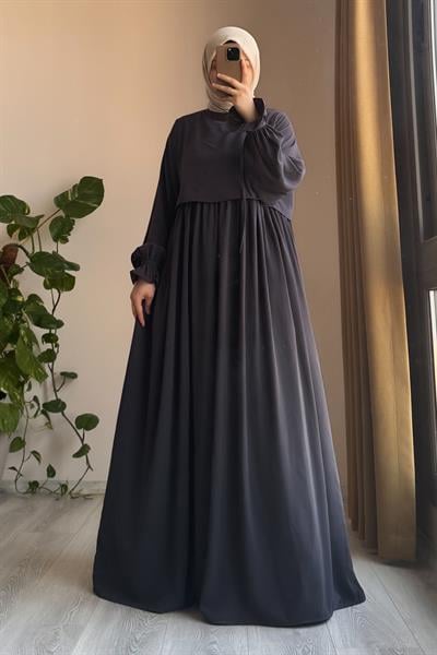 Manolya Elbise - Antrasit