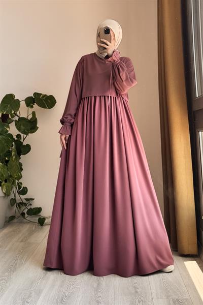 Manolya Elbise - Gül kurusu