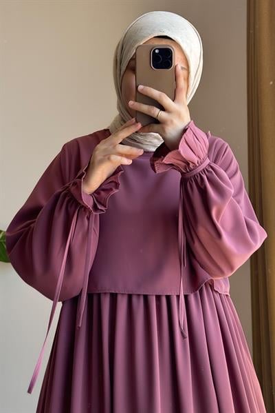 Manolya Elbise - Gül kurusu