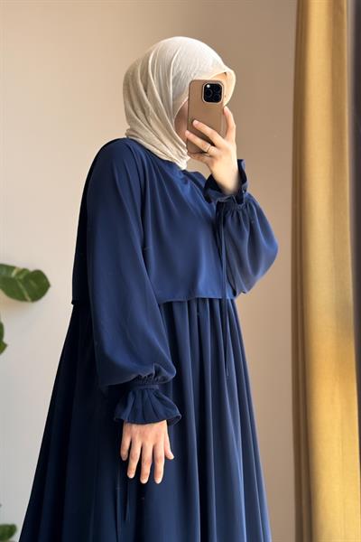 Manolya Elbise - Lacivert