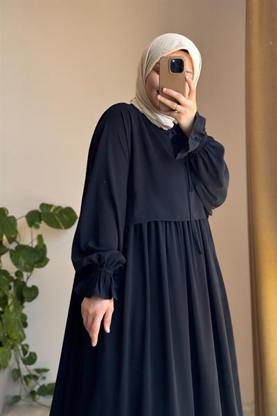 Manolya Elbise - Siyah