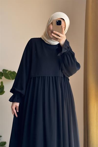 Manolya Elbise - Siyah