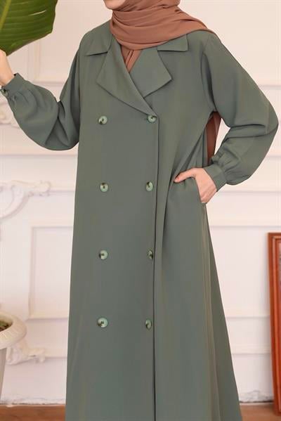 Marsiyano Trenç/ Ferace - Mint yeşil