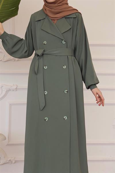 Marsiyano Trenç/ Ferace - Mint yeşil