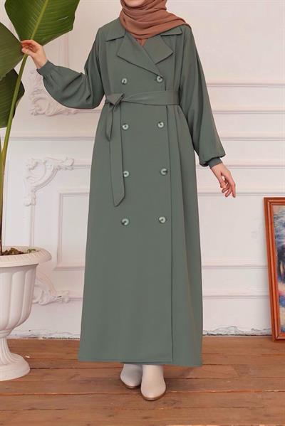 Marsiyano Trenç/ Ferace - Mint yeşil