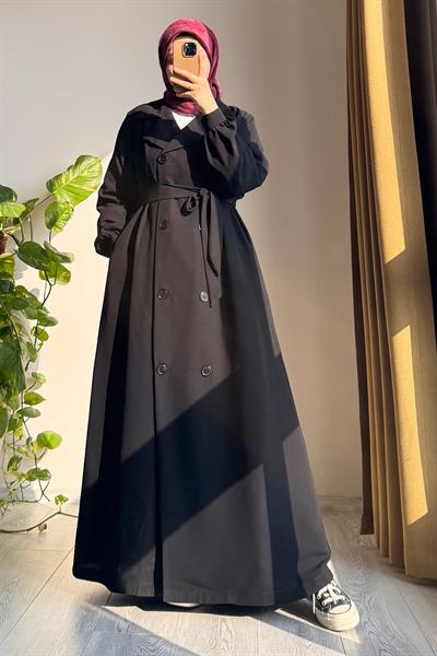 Marsiyano Trenç/ Ferace - Siyah