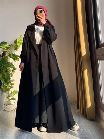 Marsiyano Trenç/ Ferace - Siyah