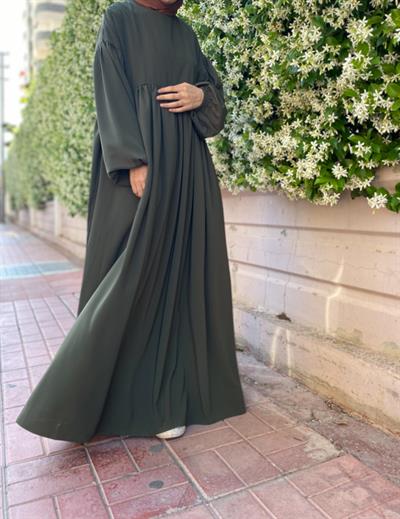 Mavera Elbise - Haki yeşil