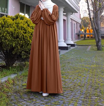 Mavera Elbise - Taba