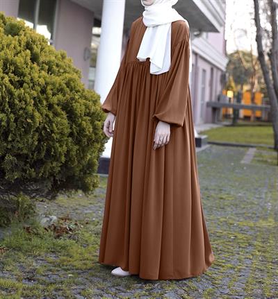 Mavera Elbise - Taba