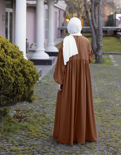 Mavera Elbise - Taba