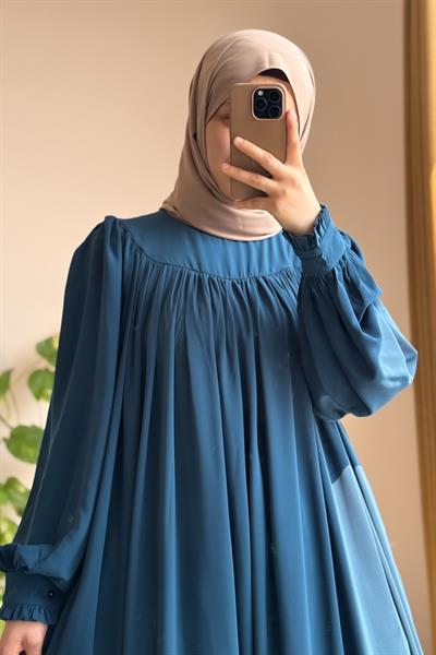 Meyra Elbise - Petrol mavi