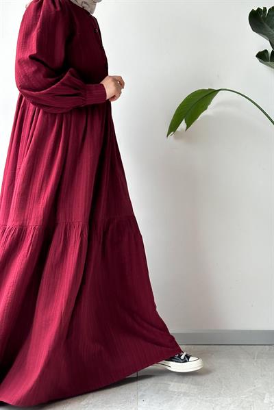 Mihrişah Elbise - Bordo