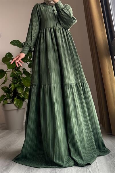 Mihrişah Elbise - Çağla yeşil