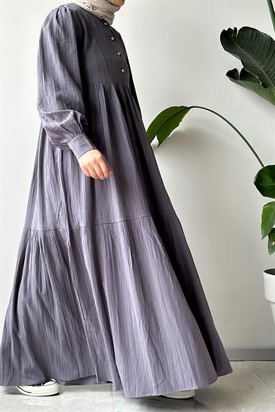 Mihrişah Elbise - Füme