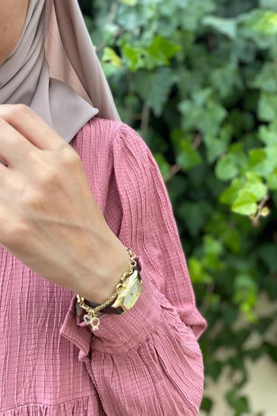 Mihrişah Elbise - Gül kurusu