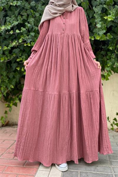 Mihrişah Elbise - Gül kurusu