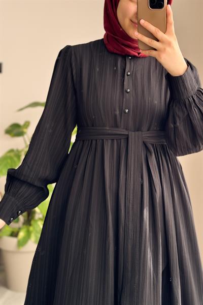 Mihrişah Elbise - Siyah