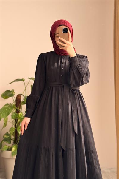 Mihrişah Elbise - Siyah