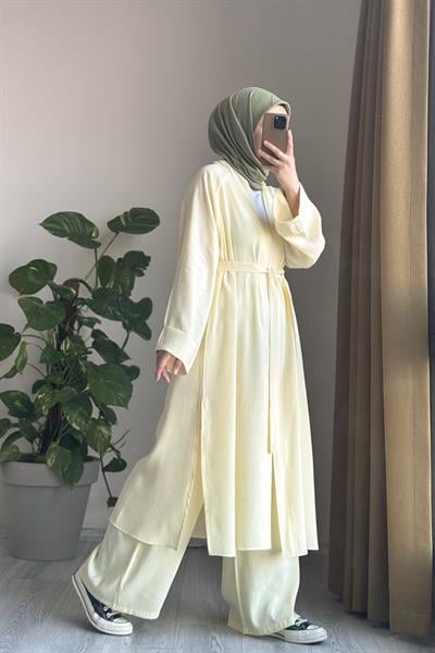 Modal Kimono - soft sarı