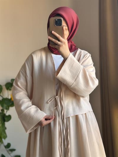 Müslin Etek - Tereyağ