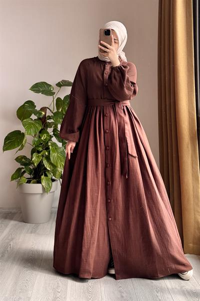 Müslin Ferace - Kızıl Kahve