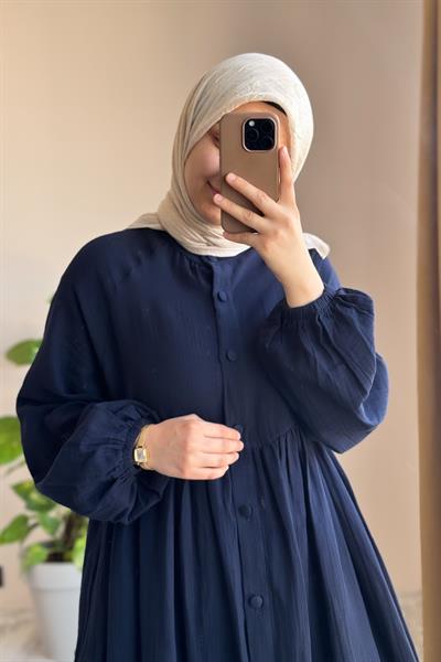 Müslin Ferace - Lacivert