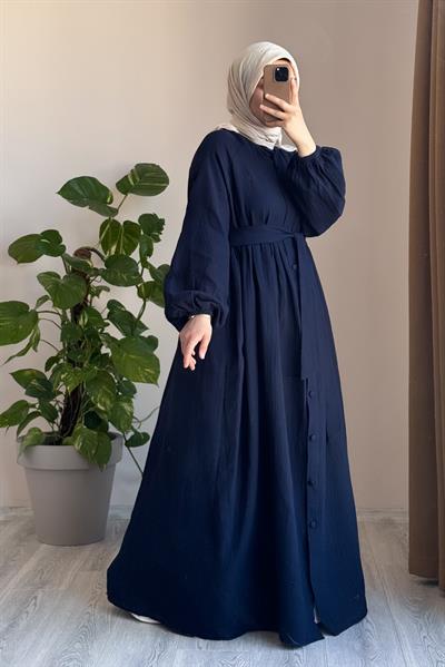 Müslin Ferace - Lacivert