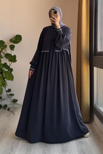 Nakış Ceketli Takım - Antrasit