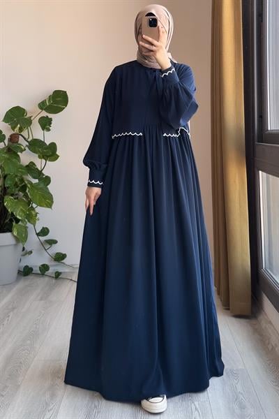 Nakış Ceketli Takım - Lacivert