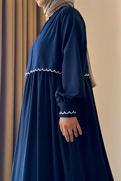 Nakış Ceketli Takım - Lacivert