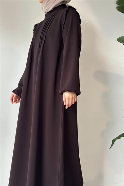 Nilüfer Elbise - Acı kahve