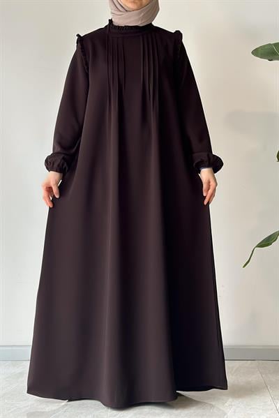 Nilüfer Elbise - Acı kahve