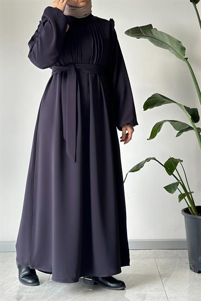 Nilüfer Elbise - Antrasit