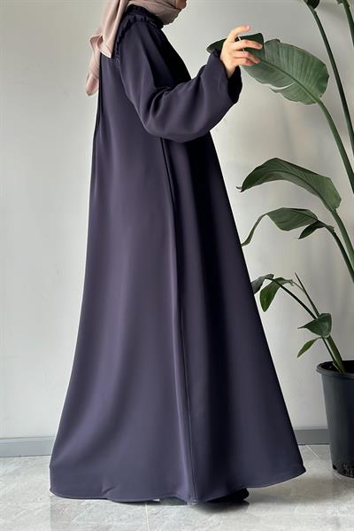 Nilüfer Elbise - Antrasit