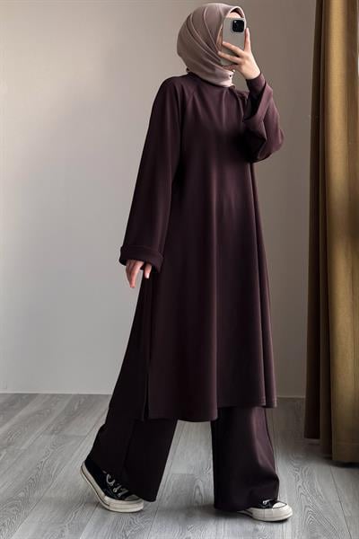 Oysho Pantolonlu Takım - Acı kahve